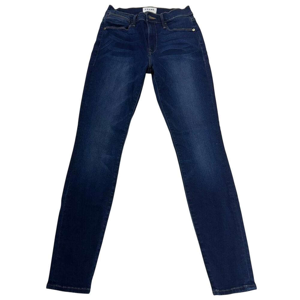Frame Women’s Le High‎ Skinny Size 27 Blue Denim Jeans Casual High End